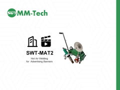MM-Tech SWT-MAT2 hot air welding machine for overlapping and welding thick materials