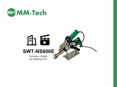 SWT-NS600E Extrusion Welder Ergonomic grip・Modular structure・Japanese motor power system