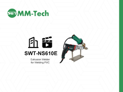 SWT-NS610E Handheld Extrusion Welder Powered by METABO Germany, 3400W Heating System