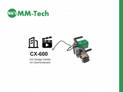 Full Power Geomembrane Welding Machine CX600 Overlap Welder