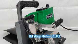 Hot Wedge Machine use in Lanfill geomembrane welding.