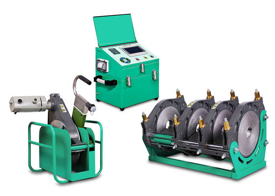 Automatic SDR17 Hdpe Pipe Fusion Welding Machine 200mm 450mm