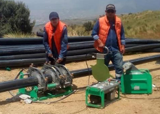 Automatic PE PPR HDPE Pipe Butt Fusion Welding Machine For 90mm - 250mm