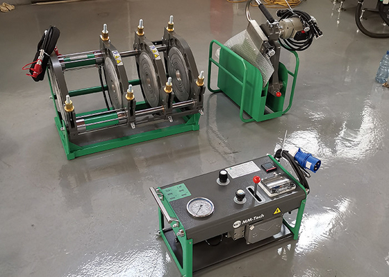Hydraulic Pvdf Hdpe Pipe Butt Fusion Machine 90mm - 315mm Welding