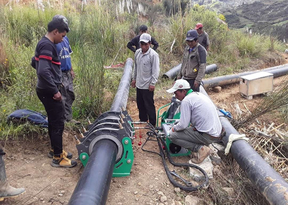 630mm Hdpe Pipe Butt Fusion Welding Machine With Temperature Diaplay