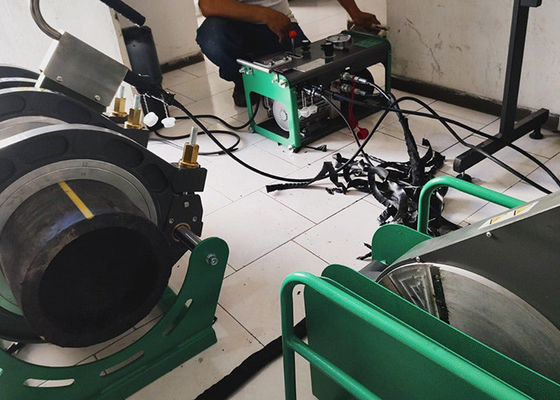 6 Inch Hdpe Tube Hydraulic Butt Welder Fusion Machine 6.25 Kw