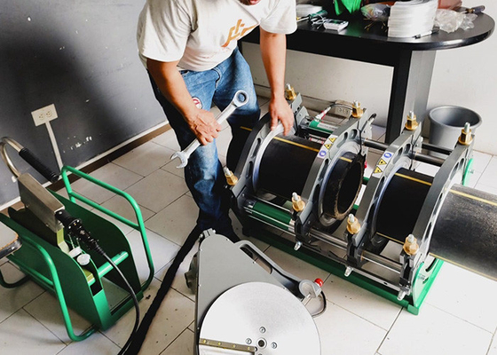 Pp Hdpe Pipe Hydraulic Butt Fusion Welding Machine 5.25 Kw