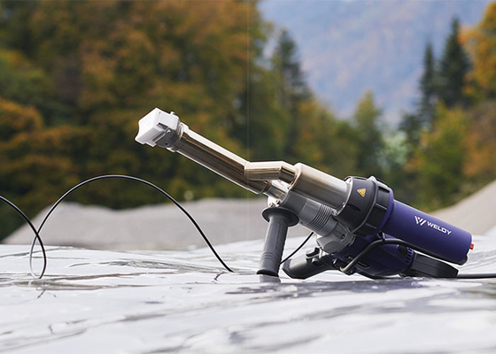 HDPE Geomembrane EX3 Extrusion Welder For Constructing Fish Ponds