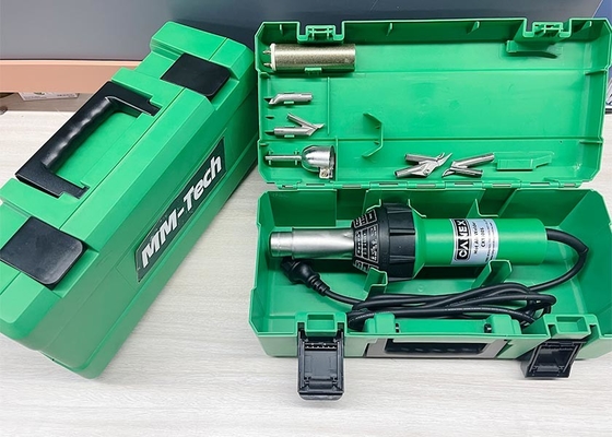 PE / PP / PVC / ABS / PVDF CX1600S Hot Air Welder With Low Noise And Various Nozzle Options