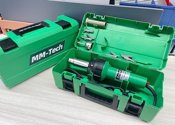 Plastic Sheet Hot Air Welding Gun 1600W CX1600S BL For PP PE PVC