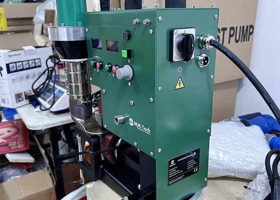 SWT-PAU Table Type Hot Air Welding Machine Pole Pocket Welding With Rope