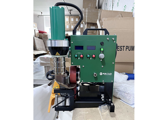 SWT-PAU Table Type Hot Air Welding Machine Pole Pocket Welding With Rope