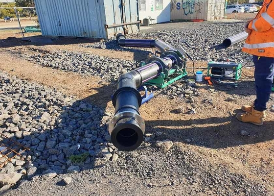 Robust Hydraulic Pipe Fusion Welding Equipment For HDPE PVDF Pipes In Gas Chemical Plants