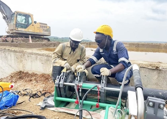 Effective Worm-Gear Driven Milling Cutter Butt Fusion Welders For HDPE Water Supply