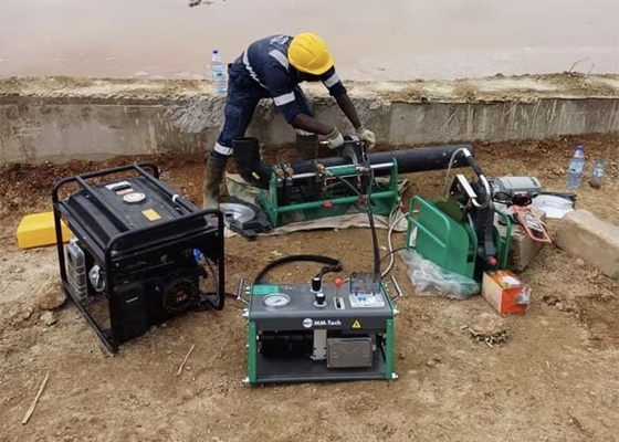 Effective Worm-Gear Driven Milling Cutter Butt Fusion Welders For HDPE Water Supply