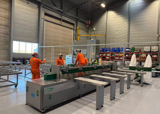 6M Sheet Butt Fusion Welding Machine For Fabricating HDPE Tanks For Salmon Farming Under Sea in Norway 