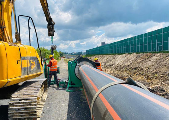 Construction Worksite Hydraulic Butt Fusion Welding Machine For Hdpe Pipe