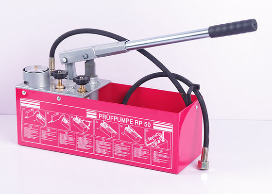 Bench Manual Hydraulic High Pressure Test Pump Hydrostatic Hydro Testing