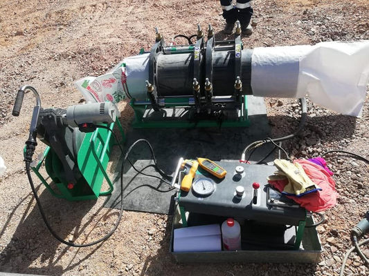 355mm Water Supply Pipe Hot Joint Hdpe Butt Welding Machine