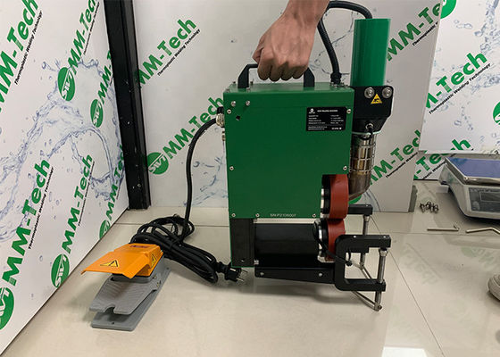 3.6kw Table Tarpaulin Hot Air Plastic Welding Machine For Hem Welding