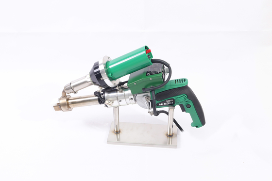 Hdpe Plastic Hot Air 110v Extrusion Welding Machine For Pond Liner With 4mm Rod