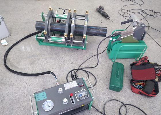 Fusion Hydraulic Butt Welder For 90mm Hdpe Pipe Welding