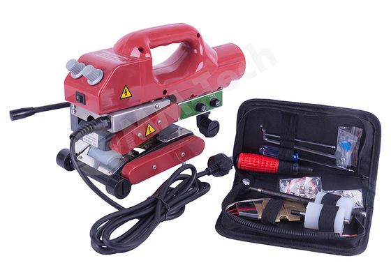 SWT-NS800 Hot Wedge Geomembrane Welding Machine For 0.2-1.5mm PP PE PVC In Red Color